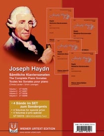 Haydn: The Complete Piano Sonatas Volumes  1 - 4 published by Wiener Urtext